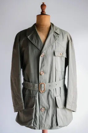 [~ 60's] Vintage Grenfell Shooter Veste Taille.40 Mountain Tag