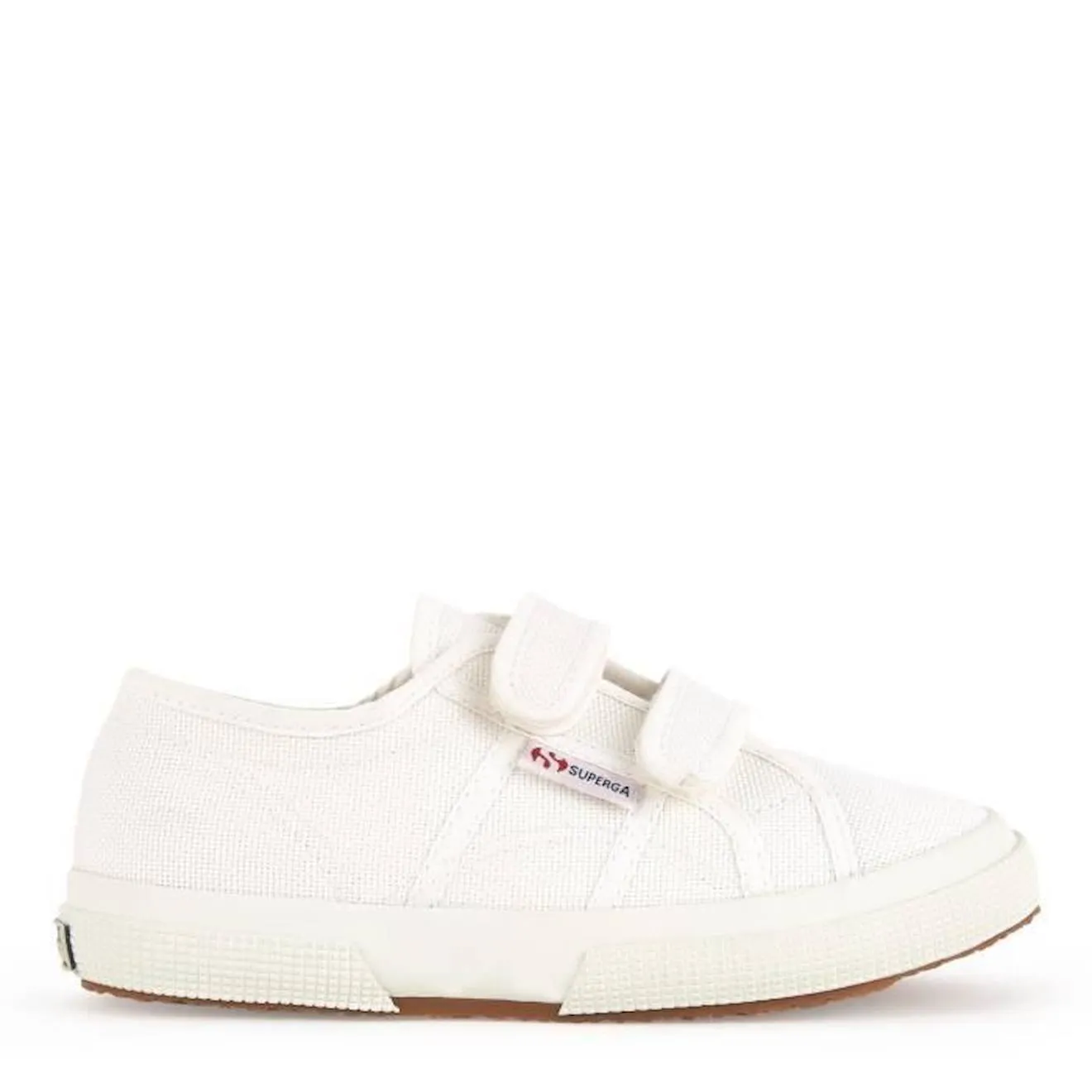 Baskets - SUPERGA - 2750 Velcro - Enfant - Blanc - Tige en toile blanc - SuperGa