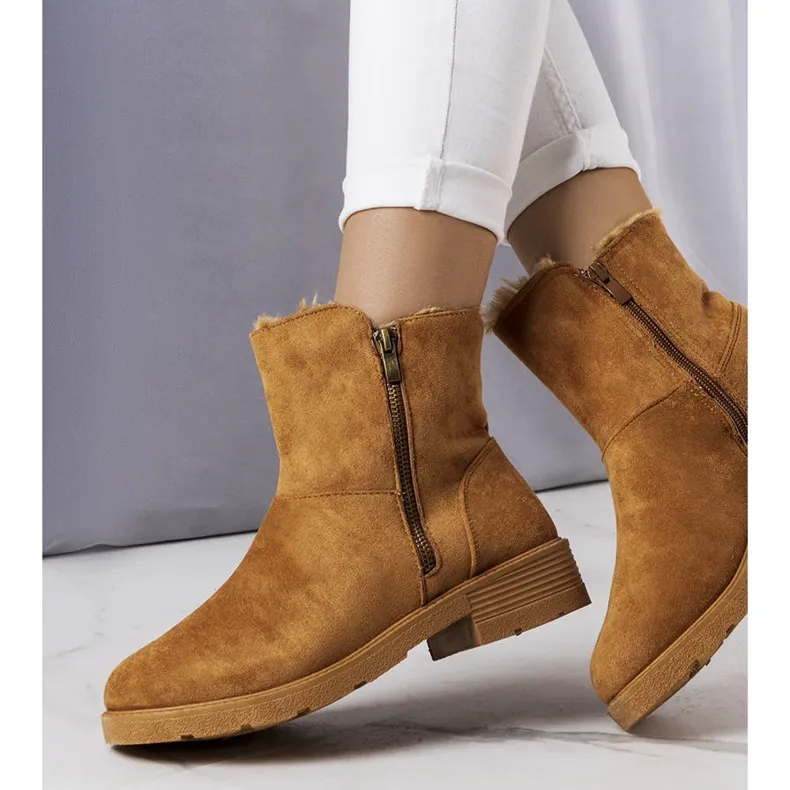 BM Bottes isolées marron Salona brun