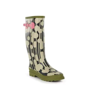 Bottes de pluie orla kiely femme vert Regatta