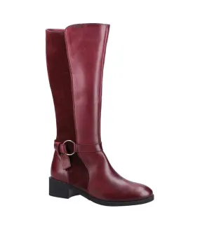 Bottes hauteur genoux aubrey femme bordeaux Riva