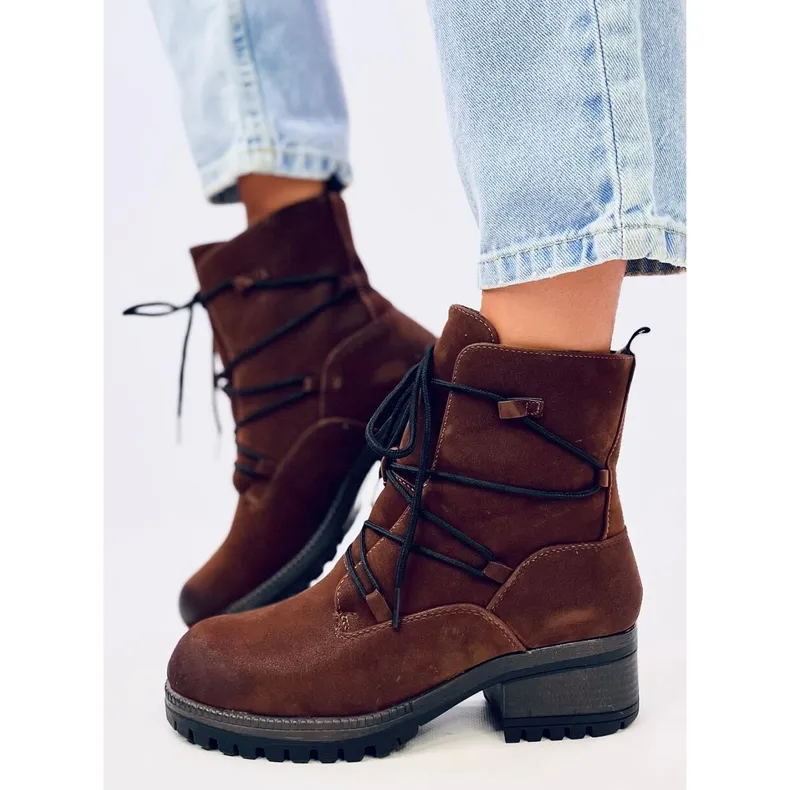 Bottes sur le protecteur de Harbour Marron brun