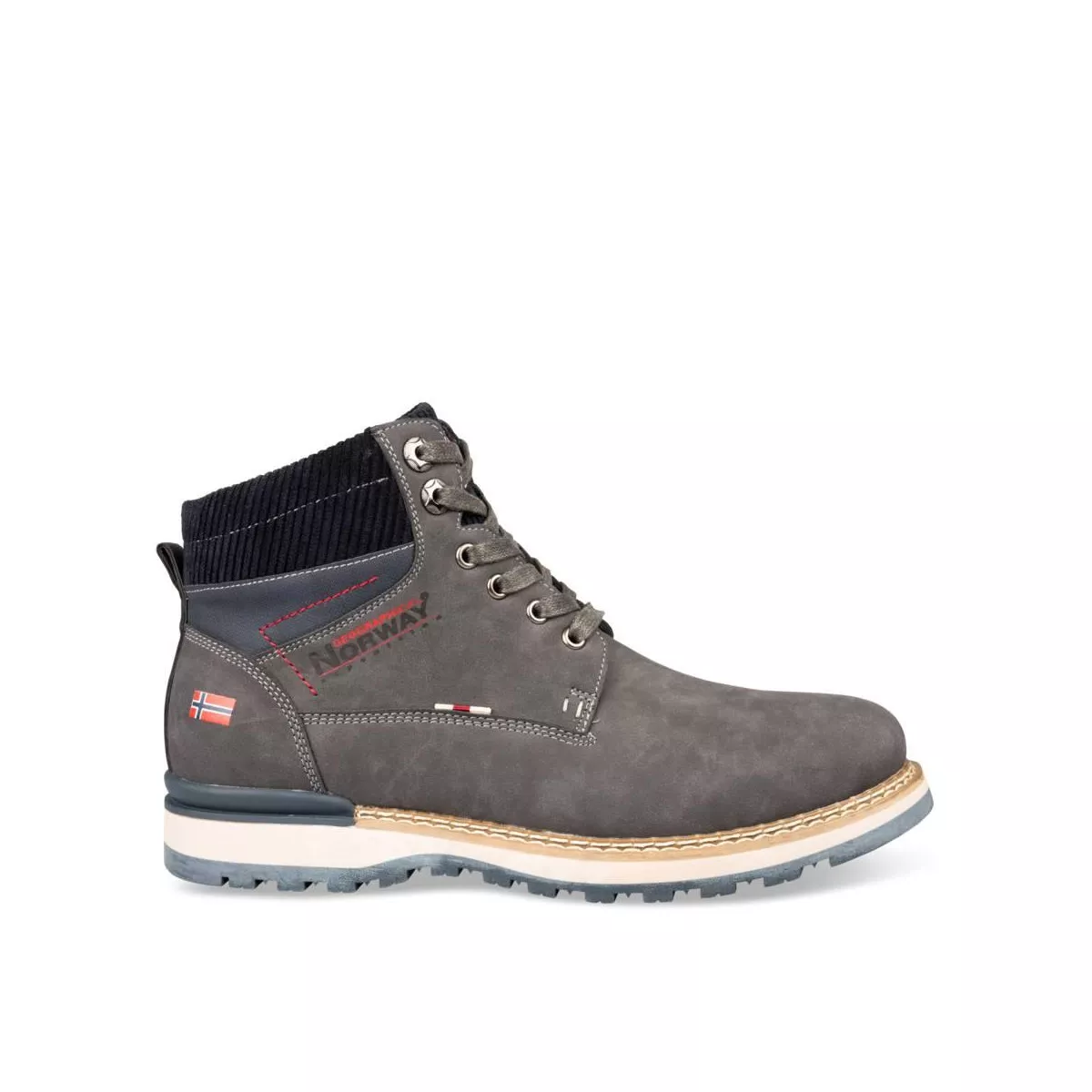 Bottines GRIS GEOGRAPHICAL NORWAY