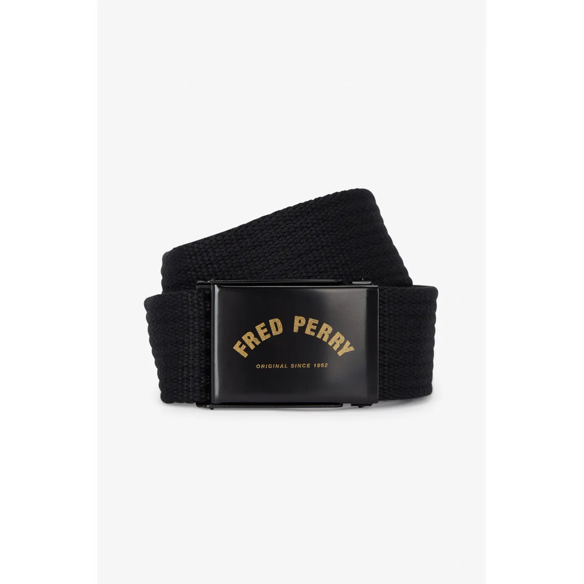 Ceinture à sangle Fred Perry Noire | 3 Suisses