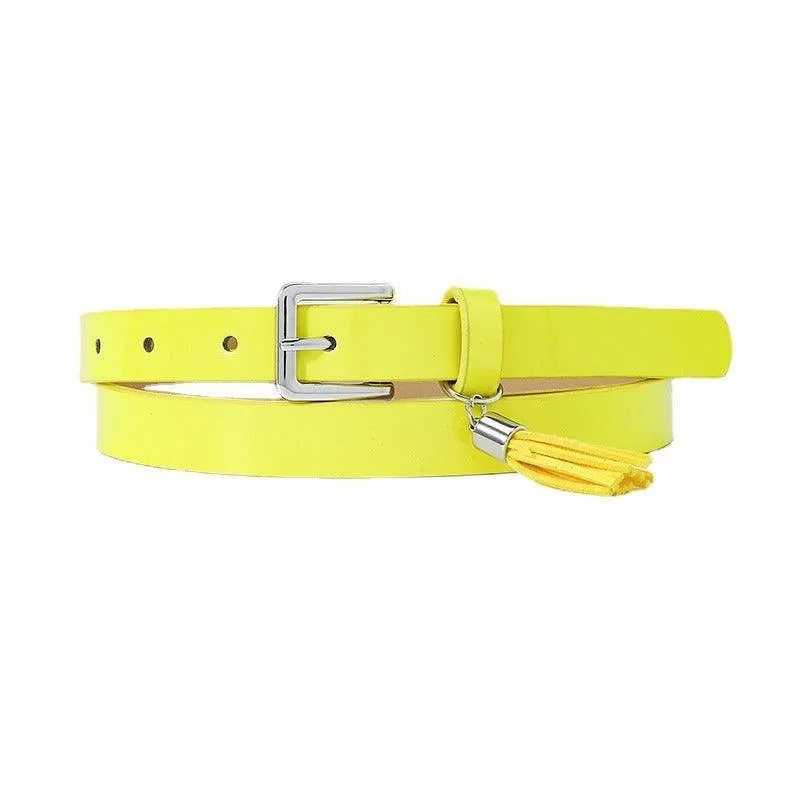 Ceinture colorée pour femme, modèle Taura