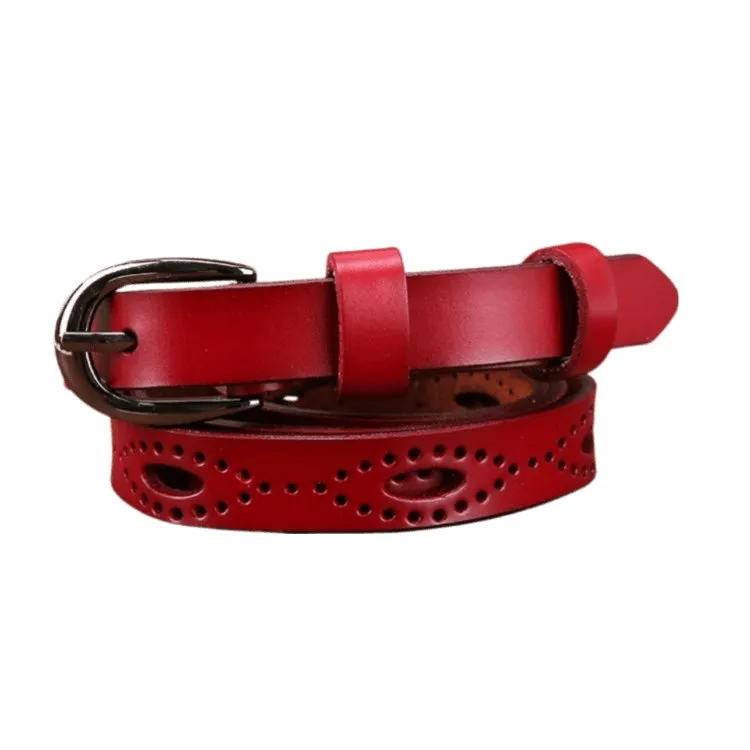 Ceinture en cuir pour femme, modèle Caia