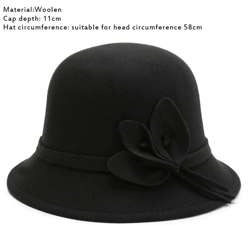 Chapeau cloche raffiné