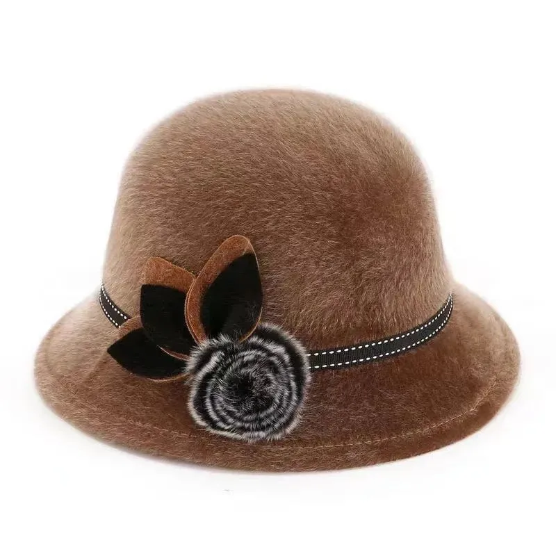 Chapeau cloche raffiné
