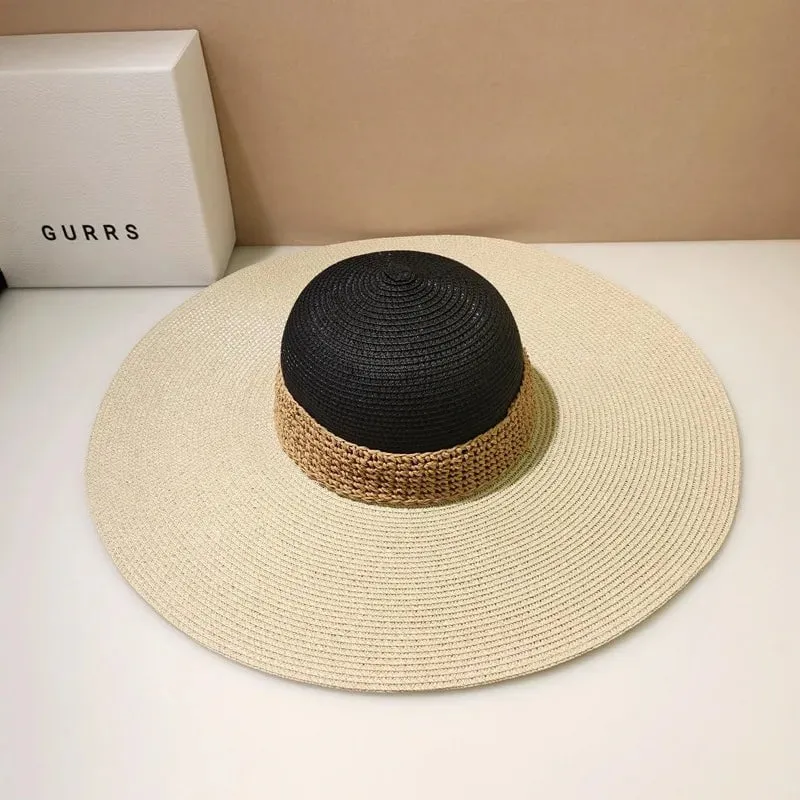 Chapeau de paille à grand bord
