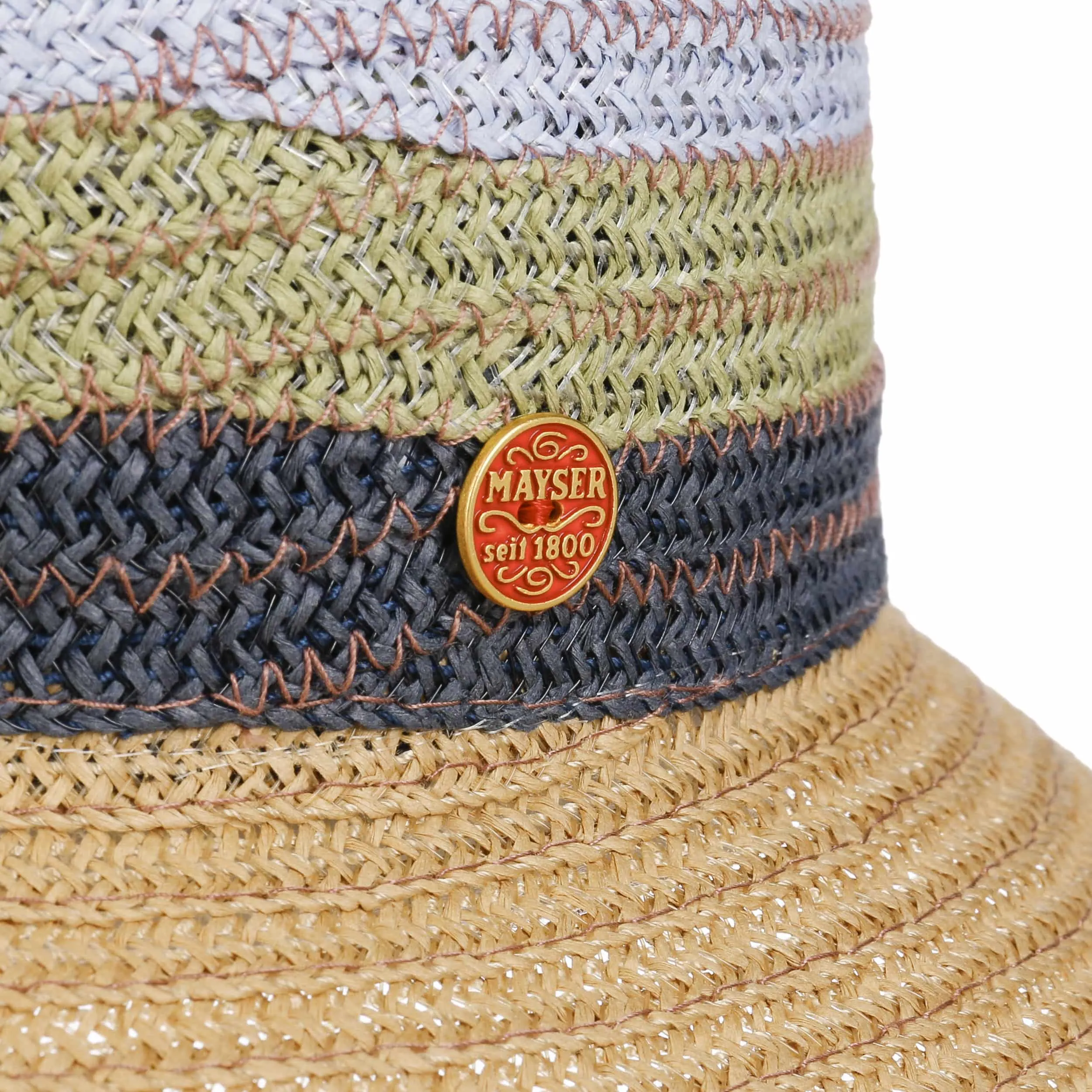 Chapeau en Paille Susanne Multicolour by Mayser --> Chapeaux, casquettes & bonnets en ligne ▷ Chapeaushop