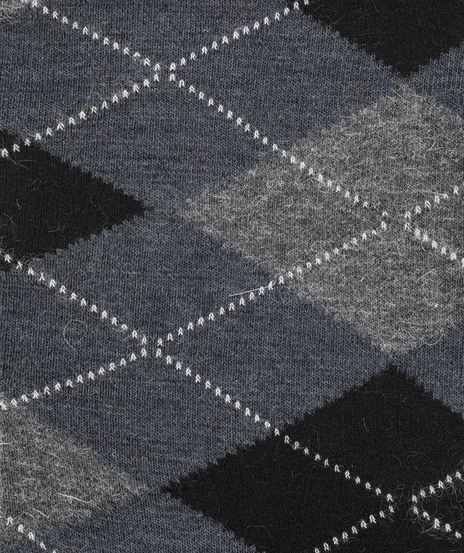 Chaussettes Intarsia Laine Bleu - Labonal : vente chaussettes pour ...
