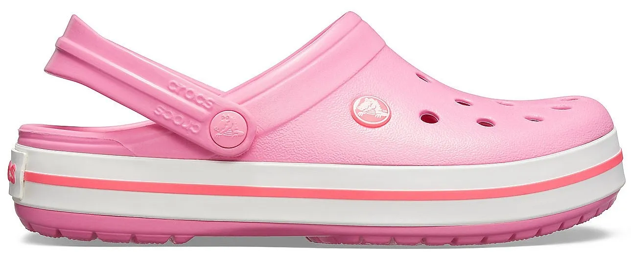 chaussures Crocs Crocband - Pink Lemonade/White