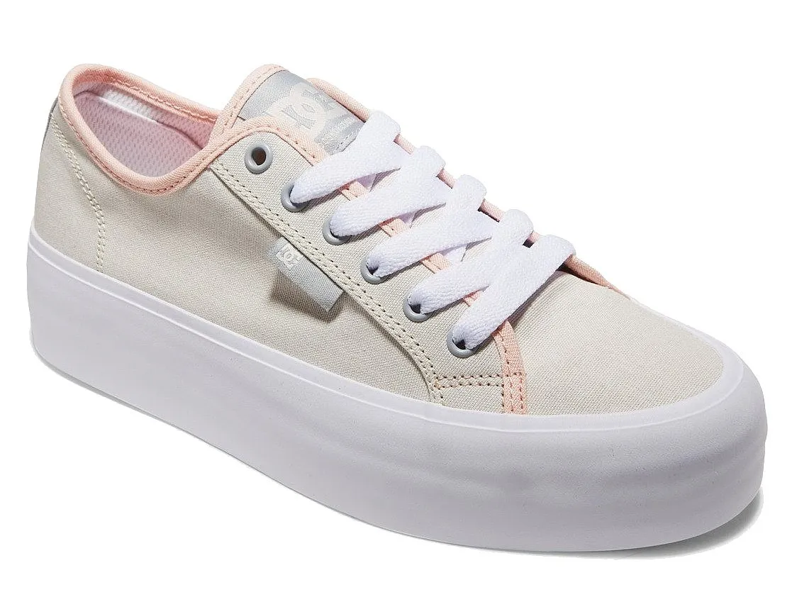 chaussures DC Manual Platform - OF1/Off White - women´s