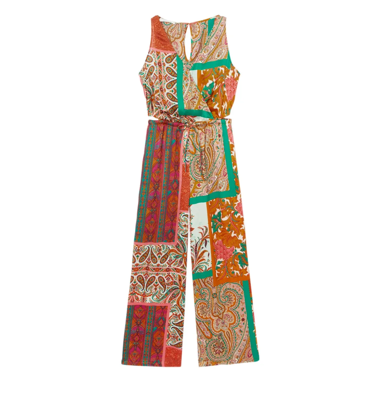 Combinaison-pantalon Femme - Imprimé multicolore