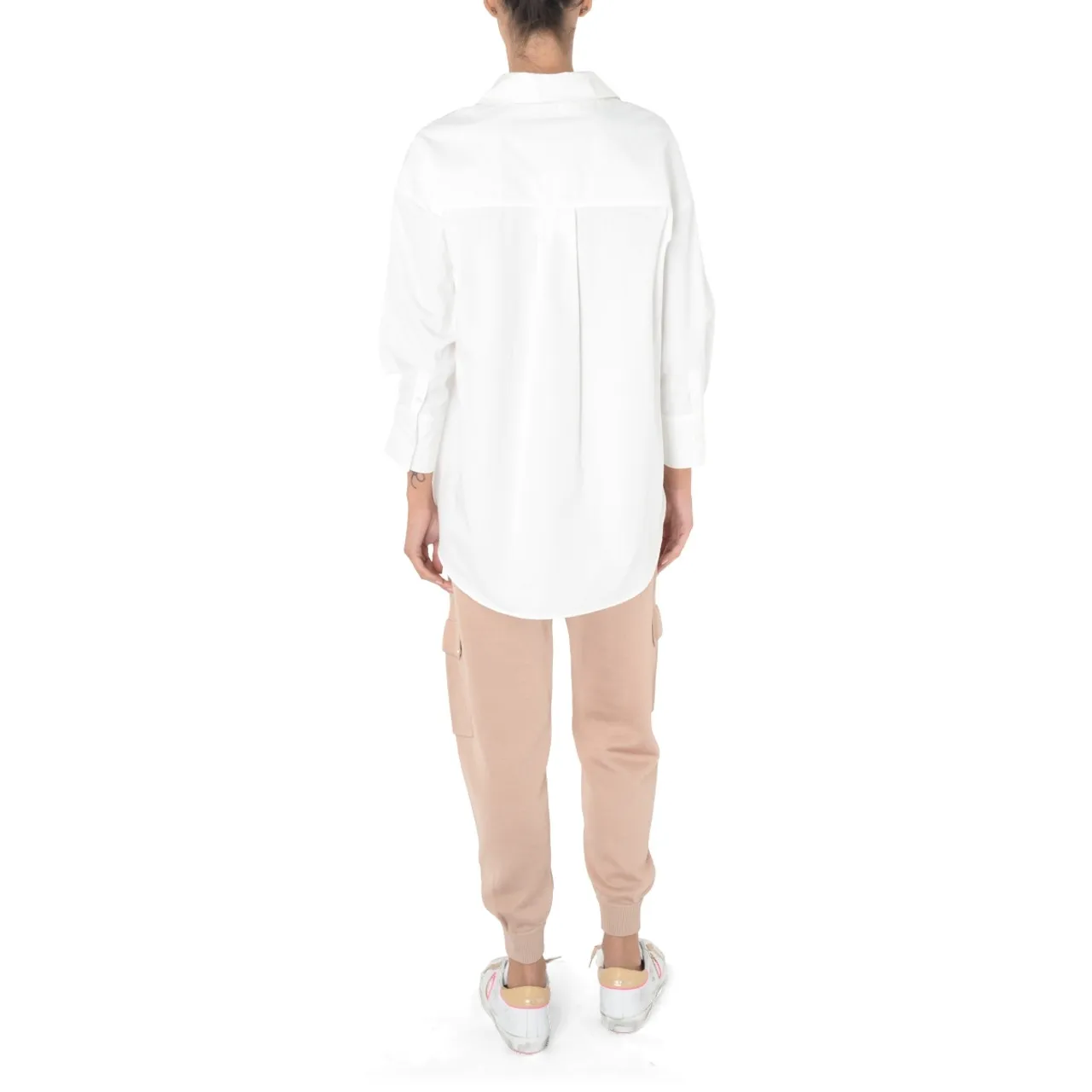 Elisabetta Franchi Pantalon cargo rose