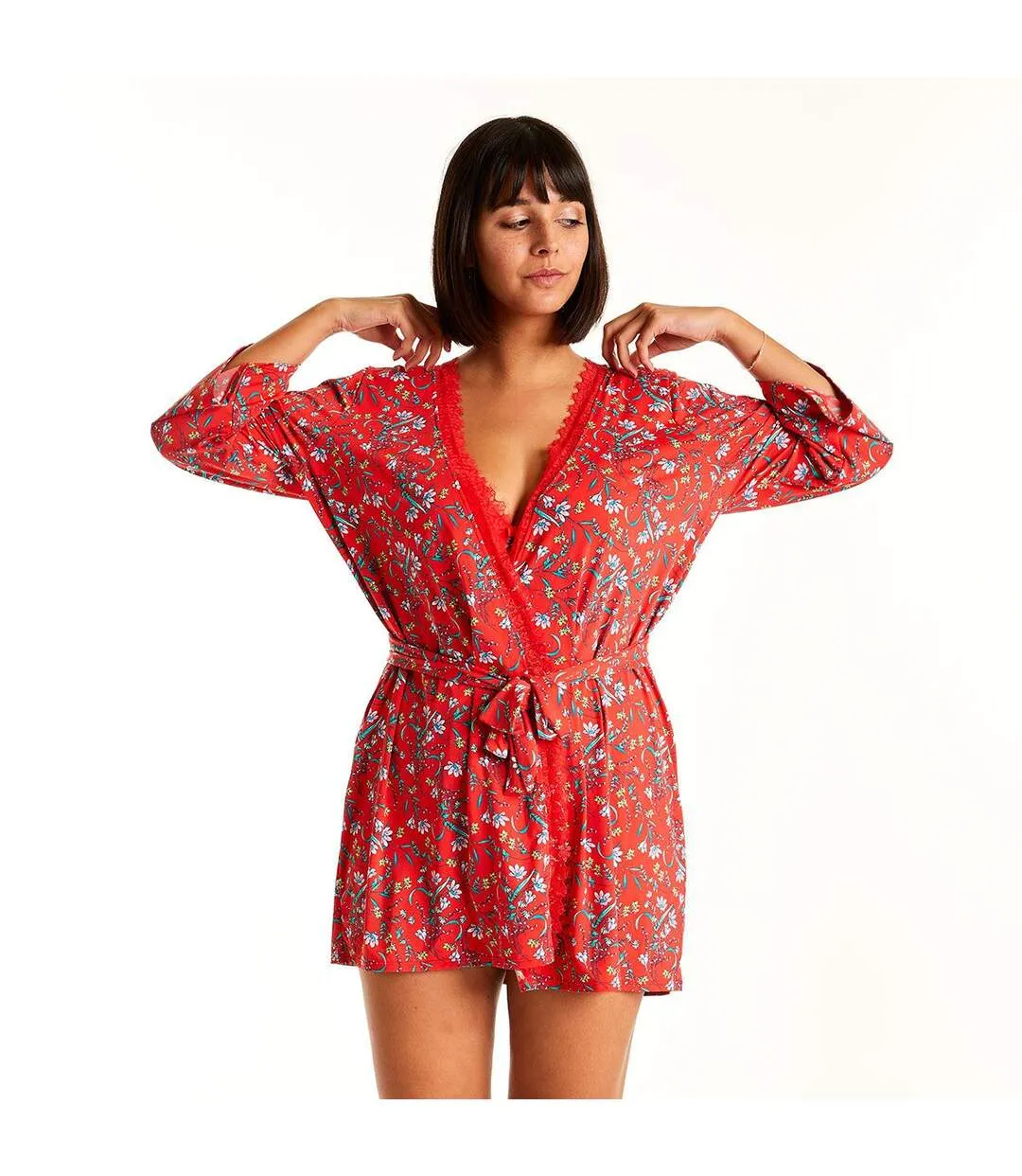 Kimono rouge Rouge