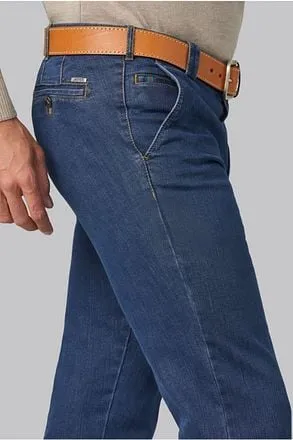 Meyer Pantalon Jeans Roma Bleu Foncé 1150962900-20 commande