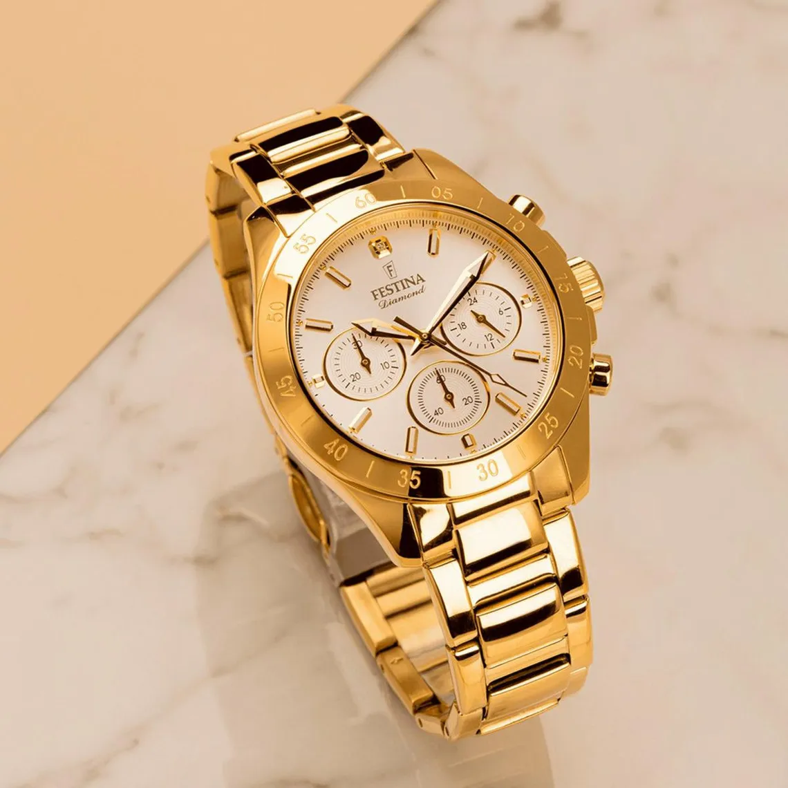 Montre Chronographe Femme F20400-1 - Festina Boyfriend Collection  | 3 Suisses