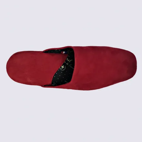 Mules Erel, mules confortables homme rouge | Igert Chaussure&Maroquinerie