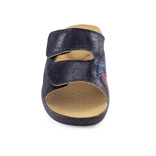 Mules hallux Héléa bleu