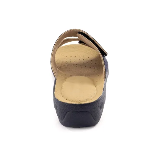 Mules hallux Héléa bleu