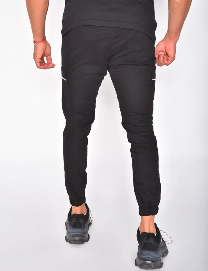 Pantalon cargo à poches / 42912 - JEANS INDUSTRY