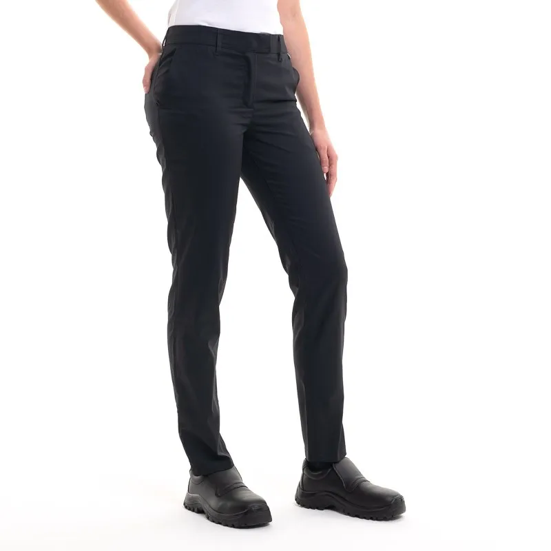 Pantalon De Cuisine Noir Femme Cambia 37.5 - ROBUR
