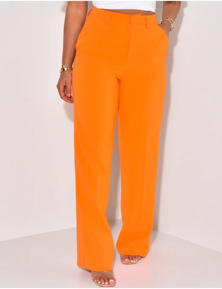 Pantalon de tailleur coupe droite / 60505 - JEANS INDUSTRY