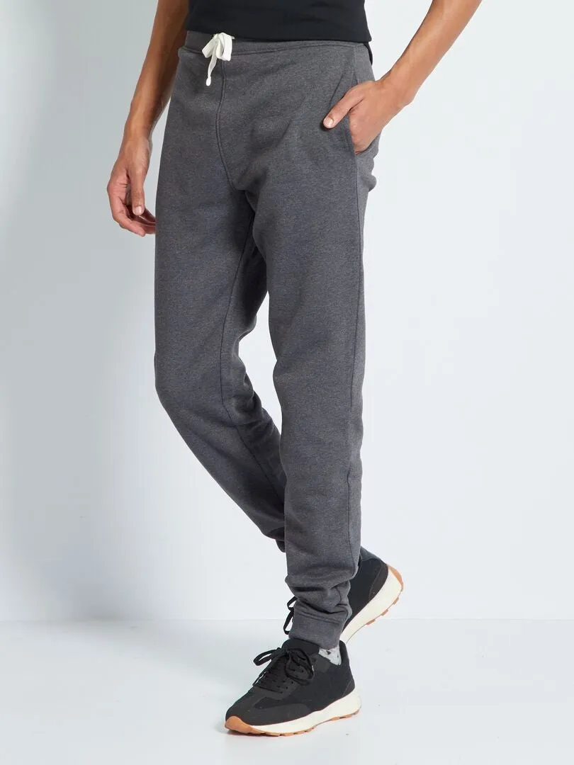 Pantalon en molleton  L36 +1m90 - gris