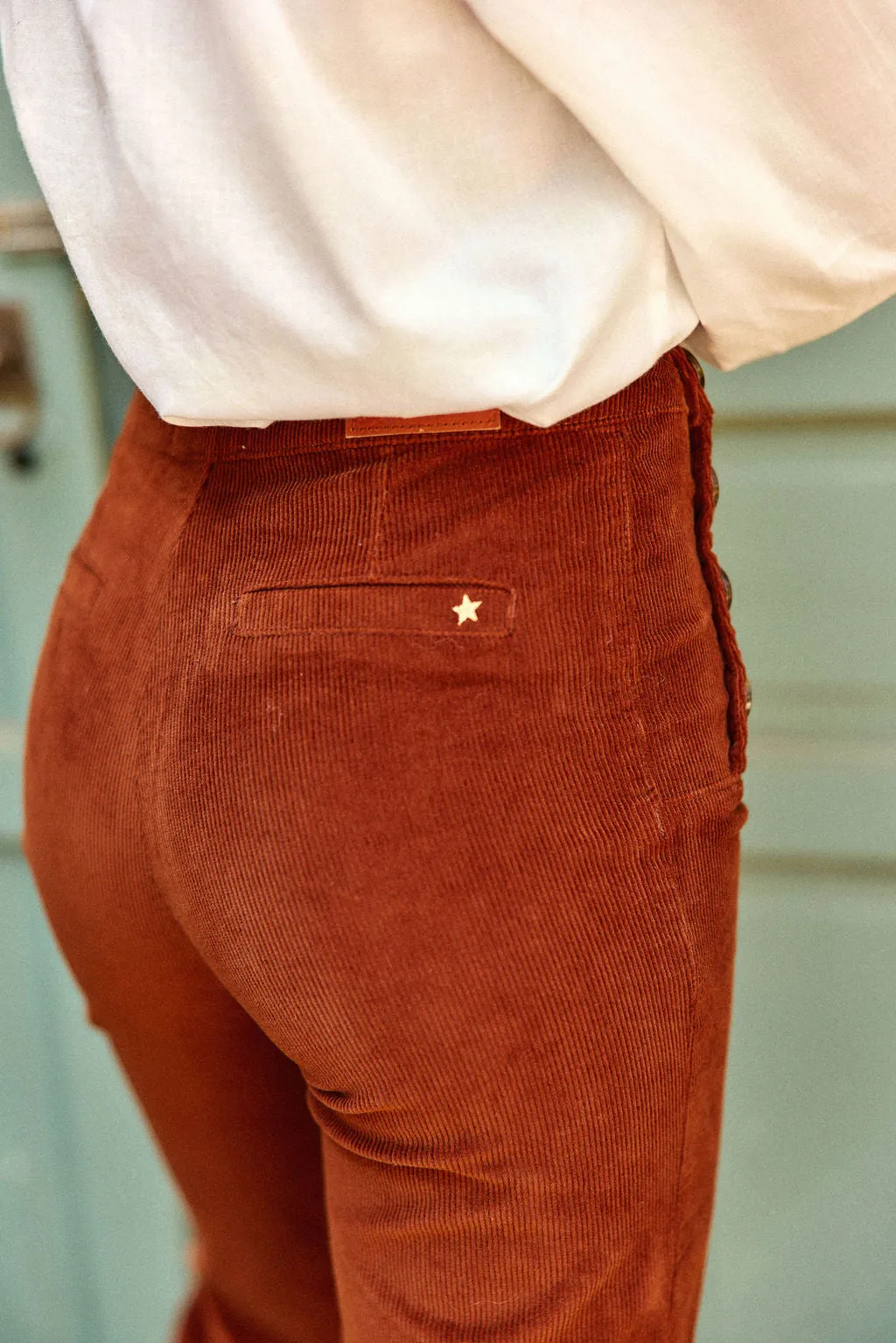 Pantalon Paulie - 16-marron