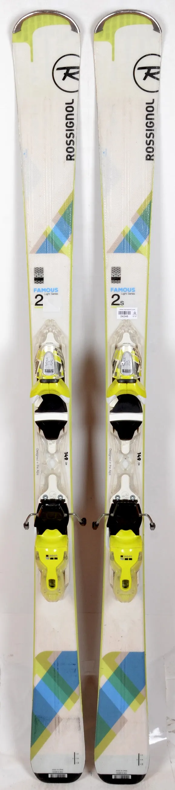 Rossignol FAMOUS 2S white - skis d'occasion Femme