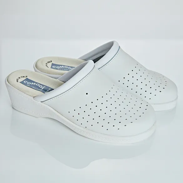 Sabots, blanc