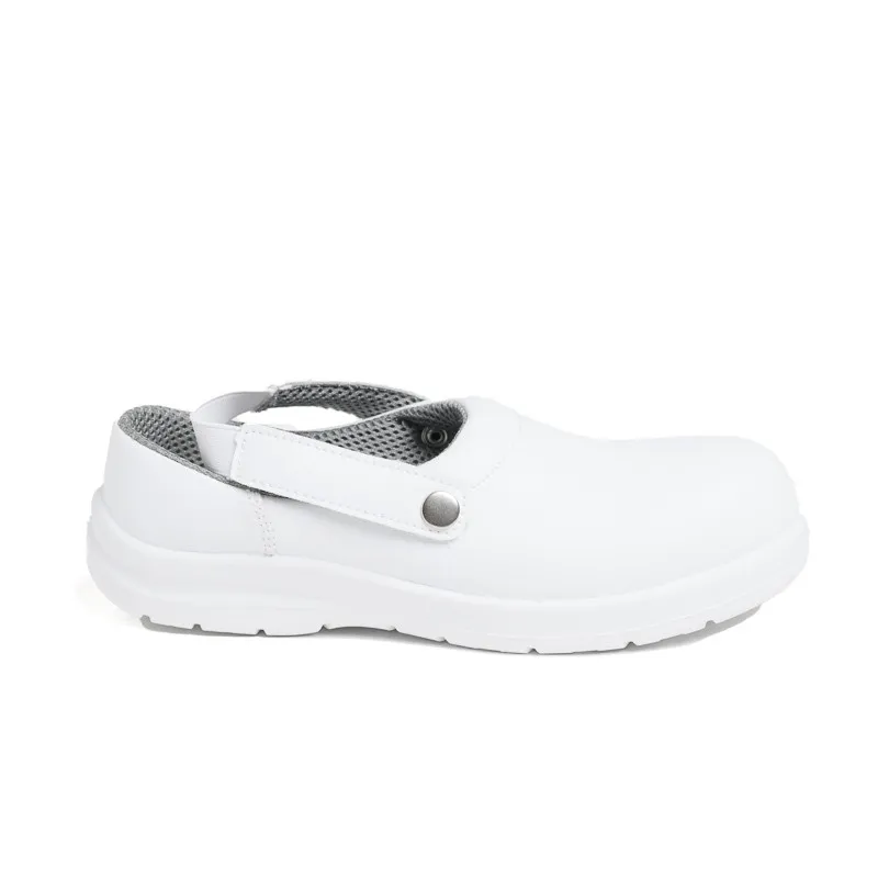 Sabots de Sécurité Cuisine blanc CLEAN Norme SB S3 - Reborn Safety