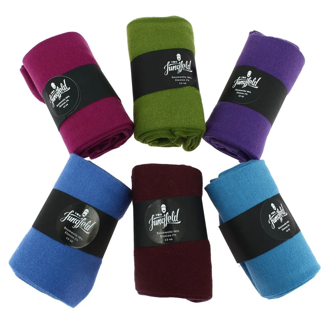 Semainier La Friperie, 6 Paires De Chaussettes. Von Jungfield
