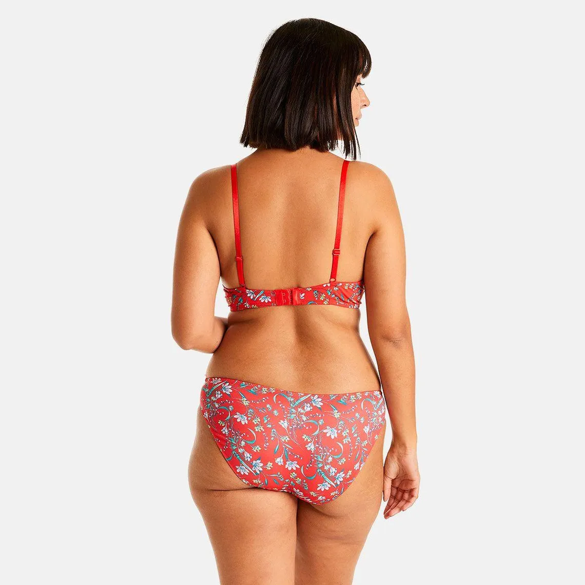 Soutien-gorge ampliforme coque moulée rouge Rouge | 3 Suisses