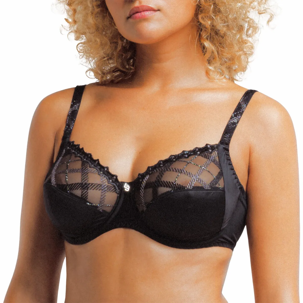 Soutien-gorge emboîtant à armatures Albanach Noir Louisa Bracq