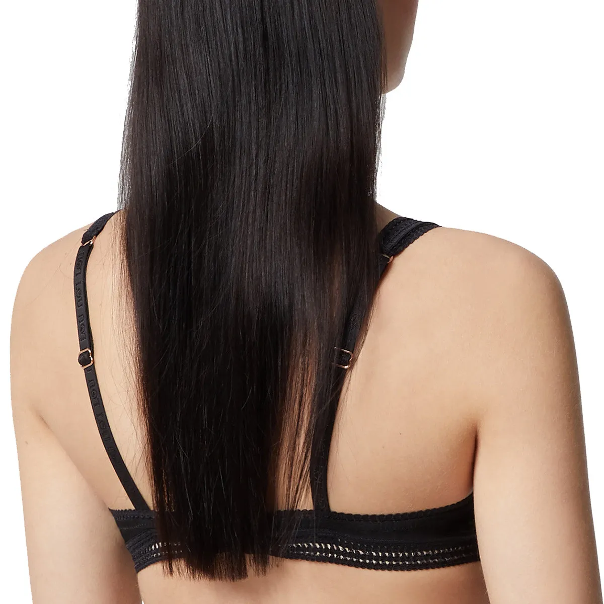 Soutien-gorge plongeant paddé à armatures Air de Lou noir de Lou