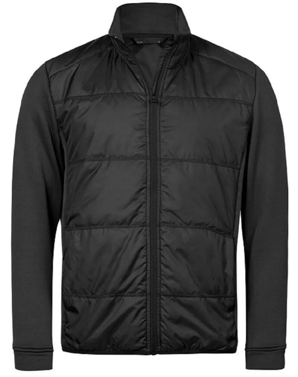 Veste bi-matière - Homme - Tee Jays - 9110 - noir 