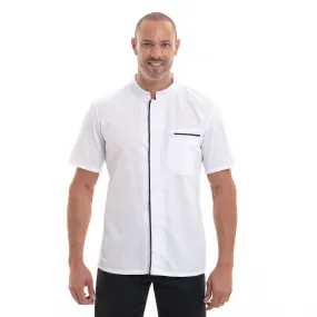 Veste de cuisine blanche manches courtes homme EKOL - ROBUR