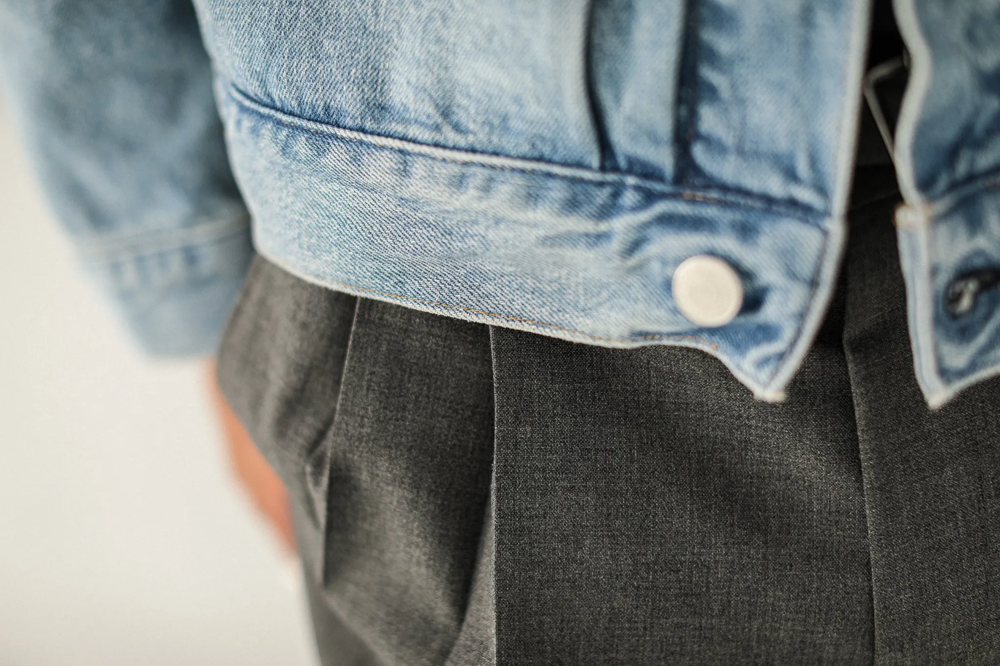 Veste Type II Denim Japonais Bleached